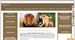 Desktop Screenshot of murchisonfallsnationalparkuganda.com